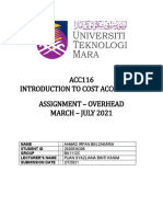 Acc116 Assignment Ahmad Irfan Bin Zakaria 2020836308