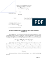 Motion For Leave To File Demurrer To Evidence (Pp. v. Banto)