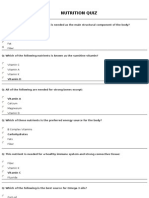 Nutrition Quiz