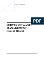 Survey of Waste Management - Swachh Bharat