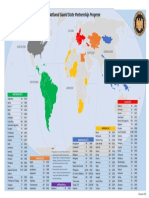 National Guard State Partnership Program Map (1 Jan 22)