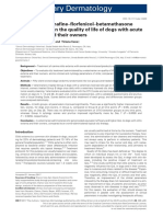 Impact of A Terbinafine-Florfenicol-Betamethasone Acetate Otic Gel On The Quality of Life of Dogs With Acute Otitis Externa and Their Owners 2017