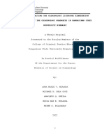 Factors Affecting The Criminology Licensure Examination Performance of The Criminology Graduates in Pangasinan State University Binmaley