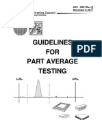 Guidelines FOR Part Average Testing: Automotive Electronics Council