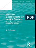 G. R. Madan-Western Sociologists On Indian Society-Routledge (2010)