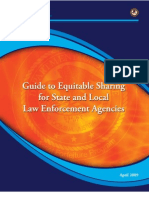 DOJ Guide To Equitable Sharing of Asset Forfeiture