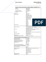 Machine Terminals REM 543 REM 545: Technical Data (Cont D)