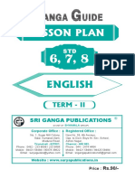 6, 7, 8th English Lesson Plan Term 2