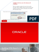 Building OTBI Reports in Financial