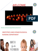 Welcome: Obstetrics and Gynaecological Nursing Department
