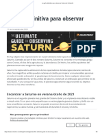 La Guía Definitiva para Observar Saturno - Celestrón