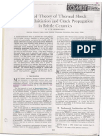 Unified Ttheory of Thermal Shock: Fracture Iniciantion and Crack Propagation in Brittle Ceramics p1