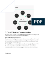 7 Cs of Communication