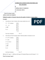 P6 Mathematics LESSON NOTES TERM 1