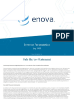 Enova IR Enova Investor Presentation July 2022