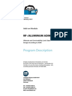 Program Description: Rf-/Aluminum Adm