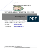 Nefas Silk Poly Technic College: Learning Guide