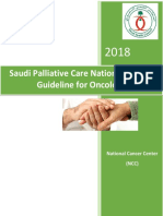 Saudi Palliative Care National Clinical Guideline For Oncology