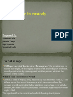 Rape in Custody