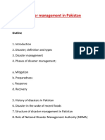 Disaster Management in Pakistan Essay