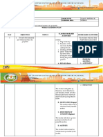 4 Quarter Grade 9 - NARRA (A-B) Week 1 Science: Weekly Learning Plan