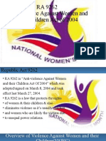 RA 9262 Anti Violence Against Women and Their Children Act of 2004