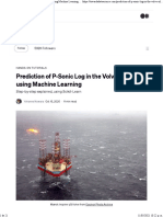 Prediction of P-Sonic Log in The Volve Oil Field Using Machine Learning by Yohanes Nuwara Towards Data Science