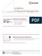 Necessary Conditions For Restaurant Revenue Management: Relatively Fixed Capacity