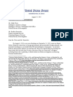 Grassley & Johnson - Letter To FBI - 2020 Briefing