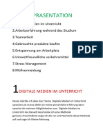 Thema Prasentation: Digitale Medien Im Unterricht