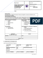 Research Proposal Application Form and Endorsement of Immediate Supervisor