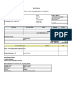 STIC Invoice Timesheet Form