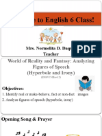 English 6 Lesson 1