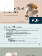 Boutique Hotel Pitch Deck