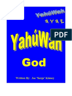 YahúWah - God - Name To Be Shouted From The Roof Top's of World