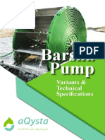Barsha Pump MK5 Technical Specifications