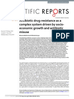 Antibiotic Drug-Resistance As A Complex System Driven by Socio-Economic Growth and Antibiotic Misuse