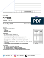 Physics Practice Paper 2