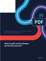 BRIEF 4 - What Is Public Private Dialogue and Its Best Practice