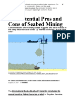 The Potential Pros and Cons of Seabed Mining - JSTOR Daily