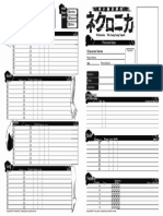 Nechronica Character Sheet Fillable