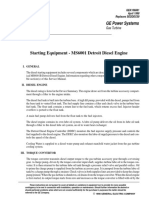 GEK106881-MS6001 Starting System Detroit Diesel Engine