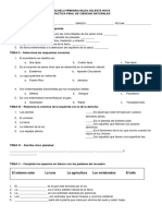 PRACTICA FINAL DE CIENCIAS NATURALES 4to Grado