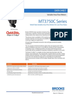 Variable Area Flow Meter Data Sheet mt3750 en