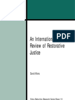 Restorative Justice by David Miers