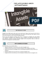 Unit 6 AUDIT OF INTANGIBLE ASSETS Lecture Notes 2020