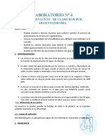 Determinación de Cloruros Por Argentometría