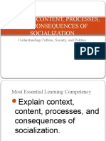 Context Content Processes and Consequences