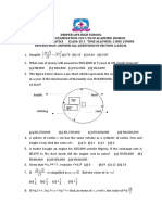 Ss 3 Mathematics First Term Exam