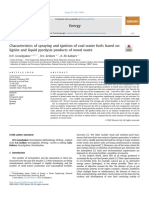 Characteristics of Spraying and Ignition of Coal Water Fuels Based - 2022 - Ene